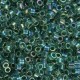 Miyuki delica Beads 11/0 - Lime lined crystal ab DB-60